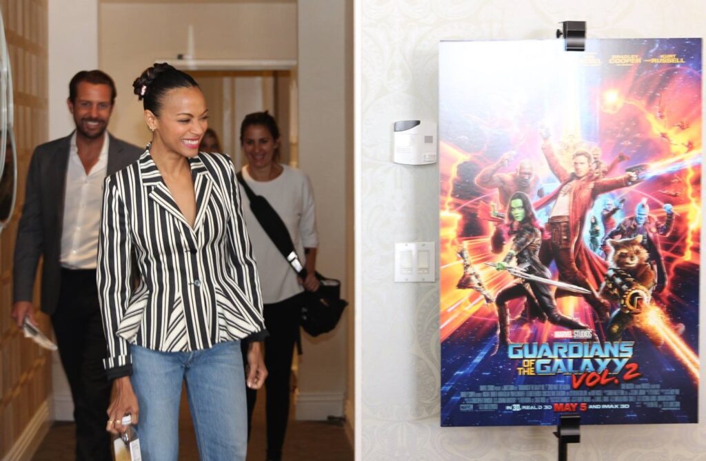 Zoe Saldana/Gamora Guardians of the Galaxy Vol 2