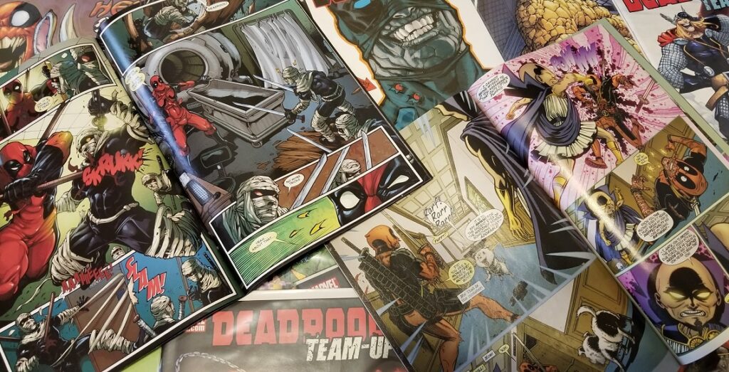 deadpool comic violence