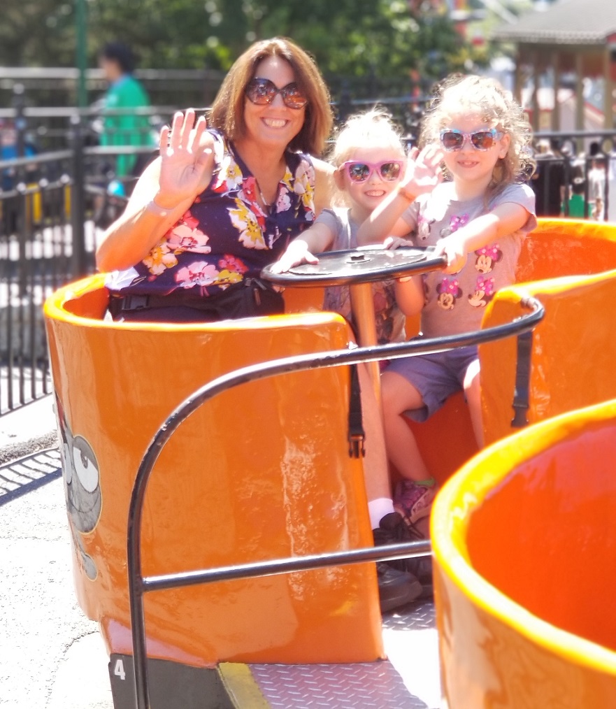 Hersheypark ride with grandma