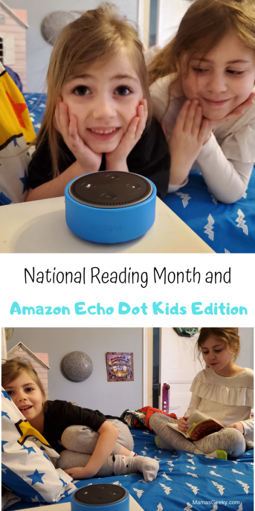Celebrate National Reading Month with Amazon Echo Dot Kids Edition