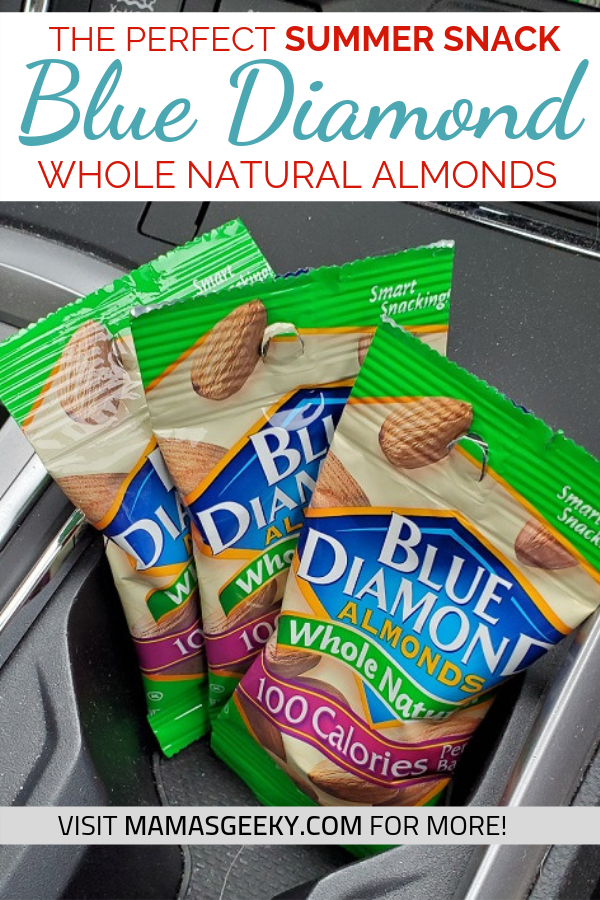 Blue Diamond Whole Natural Almonds a great summer snack