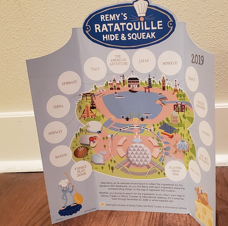 Remy's Ratatouille Hide & Squeak Empty Map