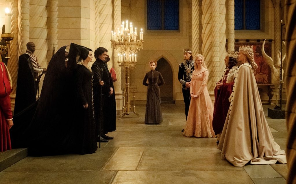 Families meeting Maleficent
