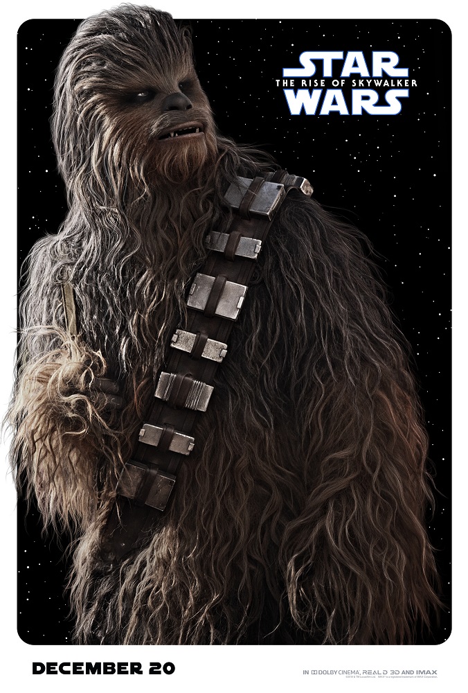 the rise of skywalker poster chewbacca
