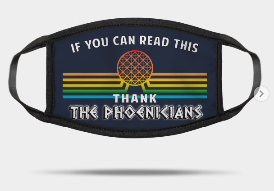 thank the Phoenicians mask