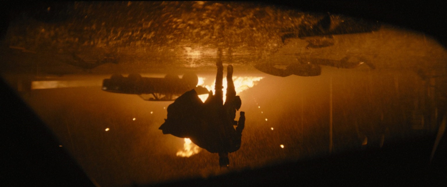 The Batman upside down shot